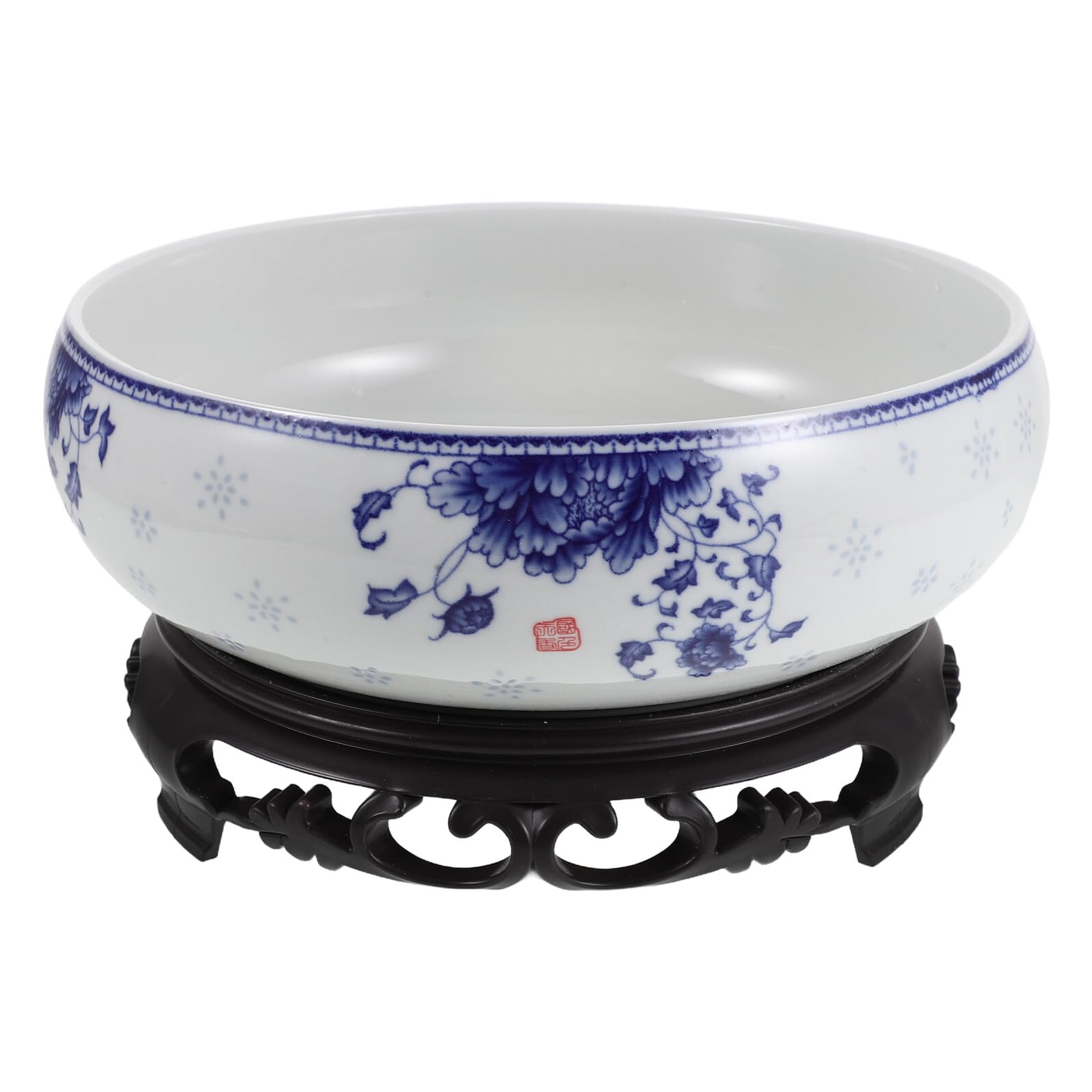 Ceramiczna Doniczka Hydroponiczna z Podstawą Okrągła Do Lotosu i Kwiatów Wodnych Duży Pojemnik Do Uprawy Roślin Wodnych Idealny Sukulentów i Dekoracji Oraz Biura