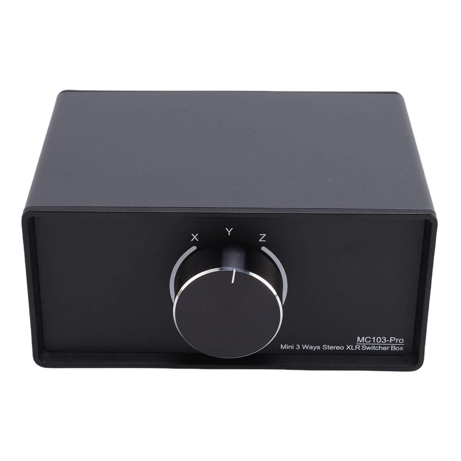 Cocoarm Convertitore Audio Bilanciato Splitter Audio Stereo Passivo Switcher XLR 1 Ingresso 3 Uscite, Involucro in Lega di Alluminio Interfaccia Placcata Oro Cablaggio Schermato per Configurazione