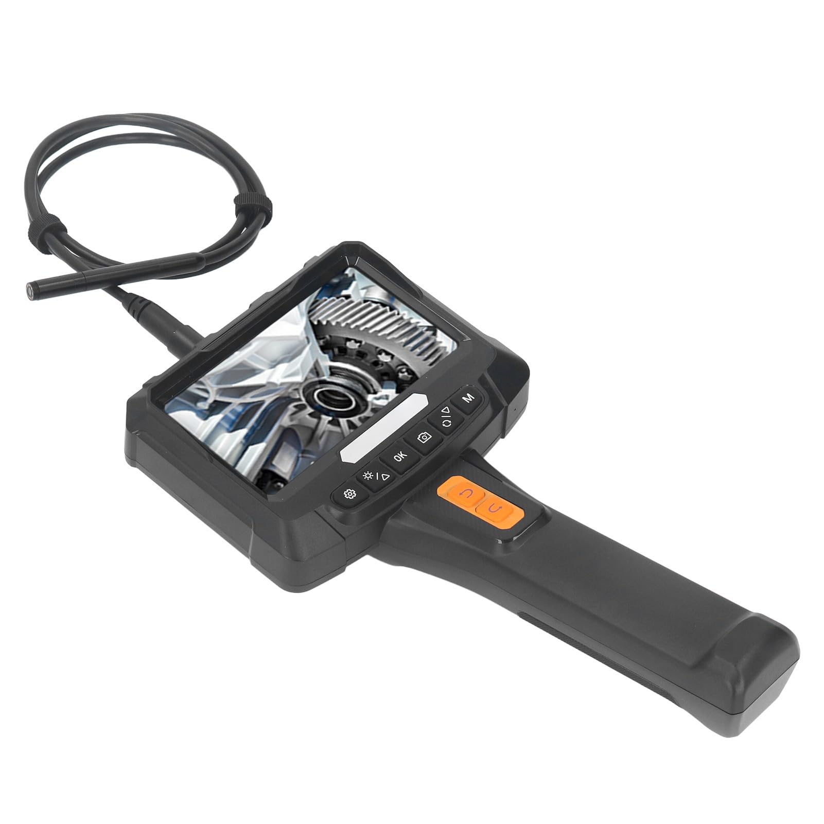 Articulating Borescope Inspection Camera, Portable 360 Degree Rotating Articulating Borescope Camera 2MP HD for Industrial Use (Focket6gwxetugrv-11)