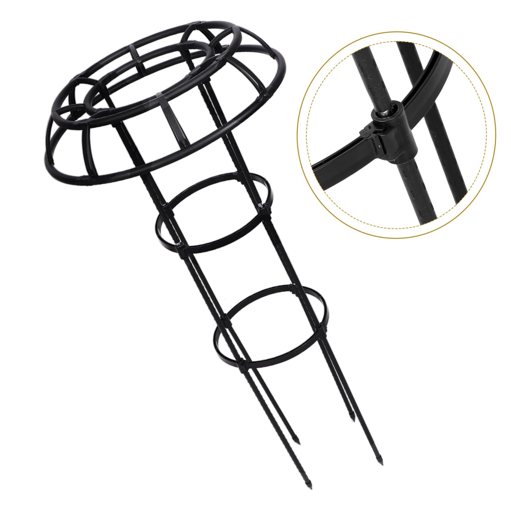 YARNOW Support Métallique Robuste pour Plantes Grimpantes Dintérieur Treillis pour Plantes Grimpantes Dextérieur Fournitures De Jardin