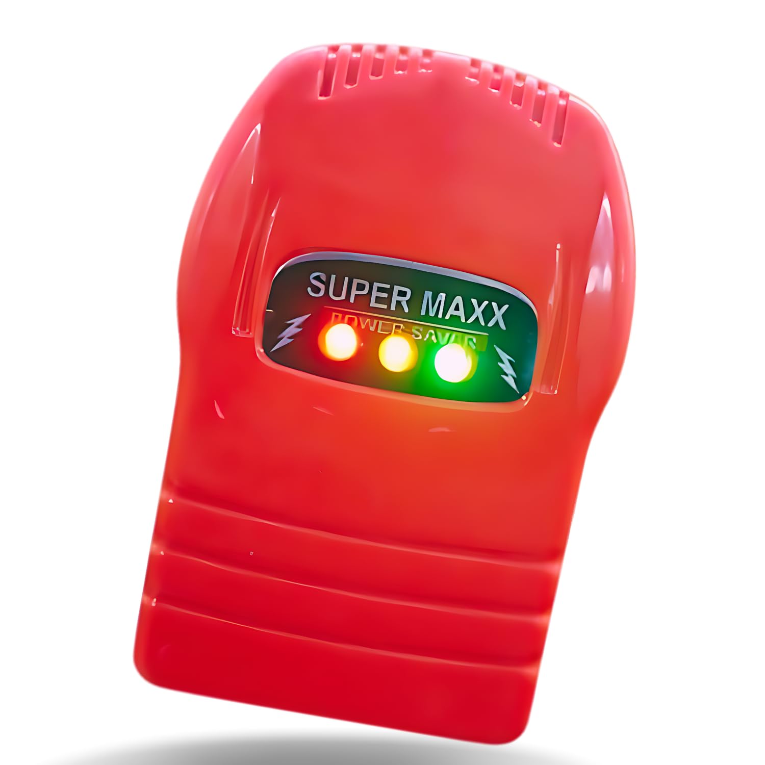 King 3D Hologram Power Saver | Save Up to 40% on Electricity Bills | Superior, Digital & ISI Certified Electricity Saving Device for Home and Office Use (Red, Pack of 1)