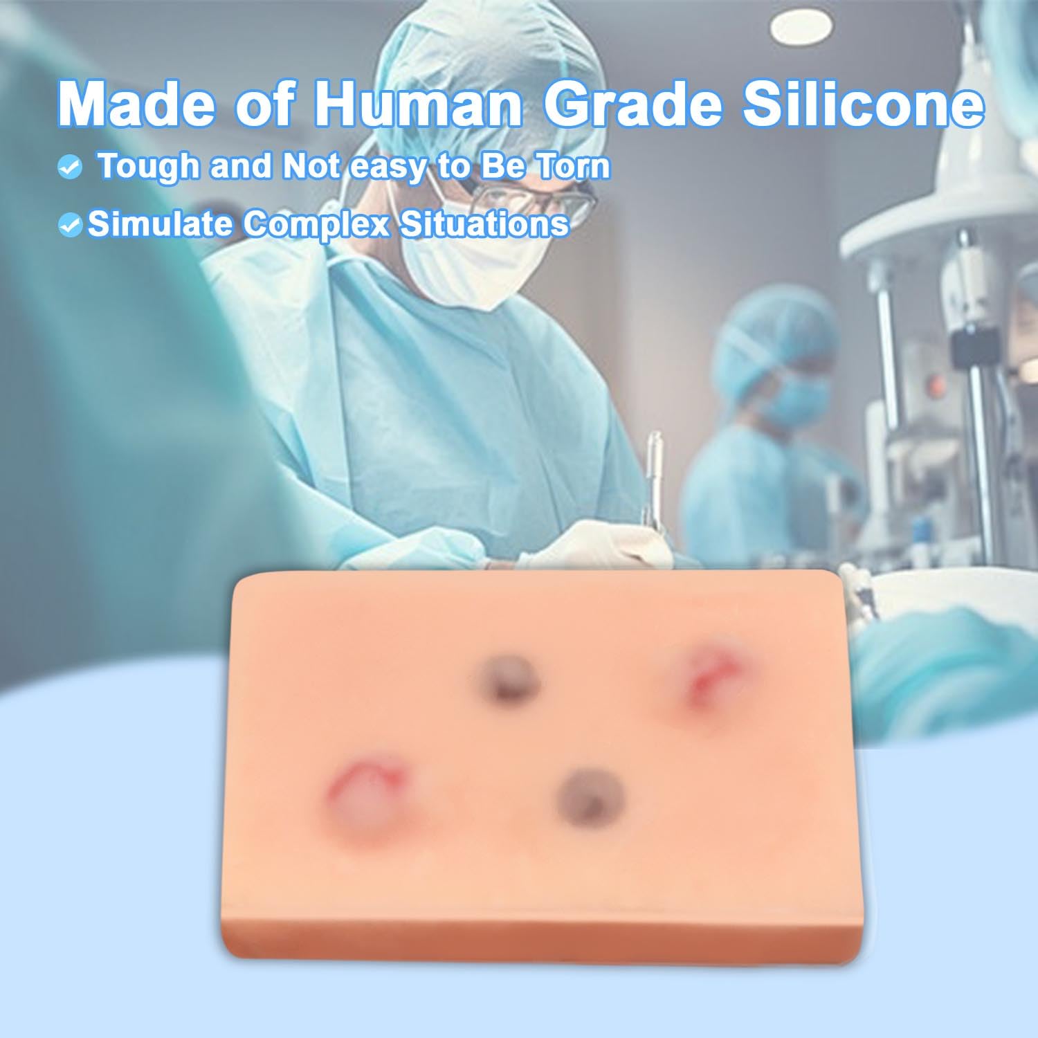 Skin Cyst Excision Training Model - Realistic Skin Lesion Model for Surgical Practice, Dermatology Training, and Cyst Removal Simulation.