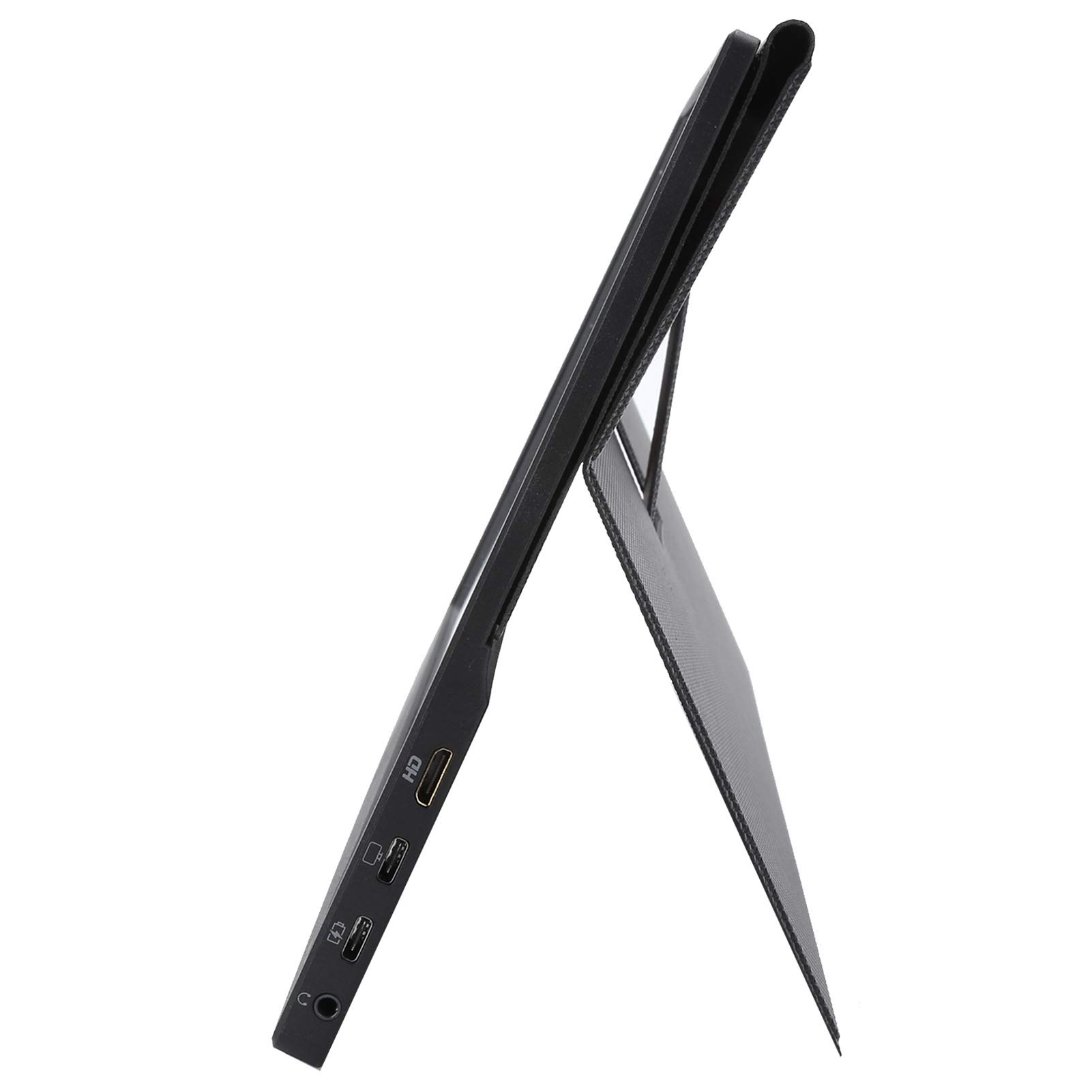 VBESTLIFE Przenośny monitor 13,3 cala HD 1080P przenośny monitor do laptopa, USB C, HDMI, monitor gamingowy, ultracienki wyświetlacz IPS zewnętrzny monitor do konsoli do ,