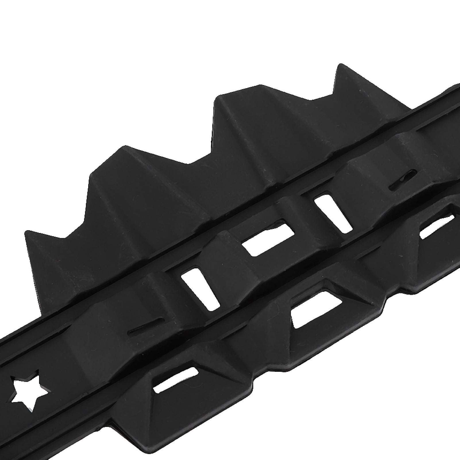 Protector del tubo de escape, protector universal de la cubierta del protector del tubo del escudo del calor del escape de la motocicleta del silicón(negro)