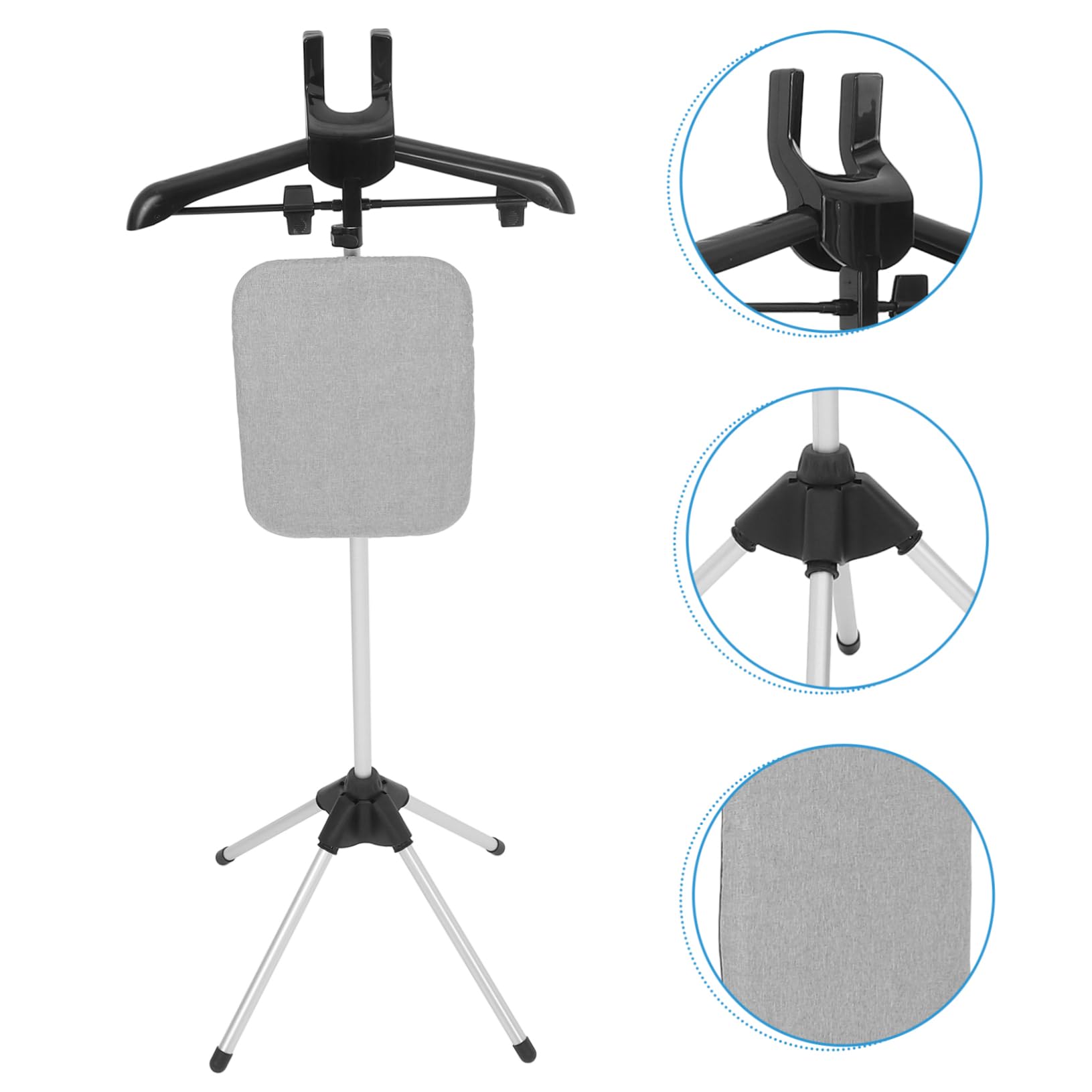OUNONA Soporte para De Ropa Tabla De Planchar Soporte Plegable para Plancha De Vapor para Planchado Espacios Pequeños