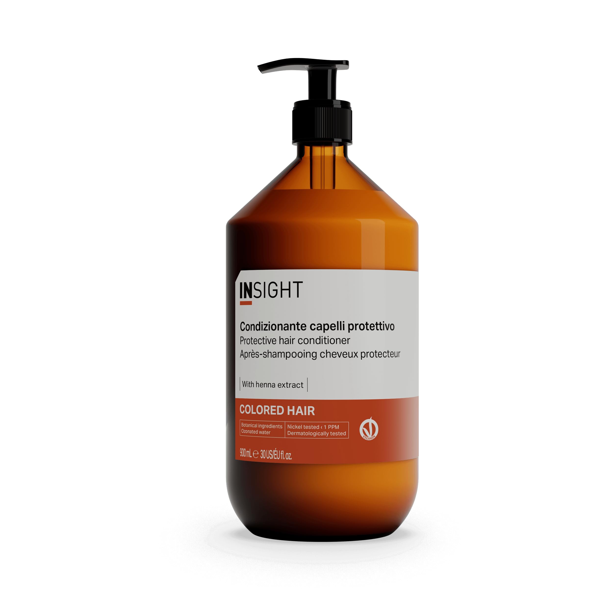 Acondicionador protector para cabello teñido Insight 900 ml | El acondicionador ayuda a proteger el color, el brillo y la hidratación, envase de vidrio