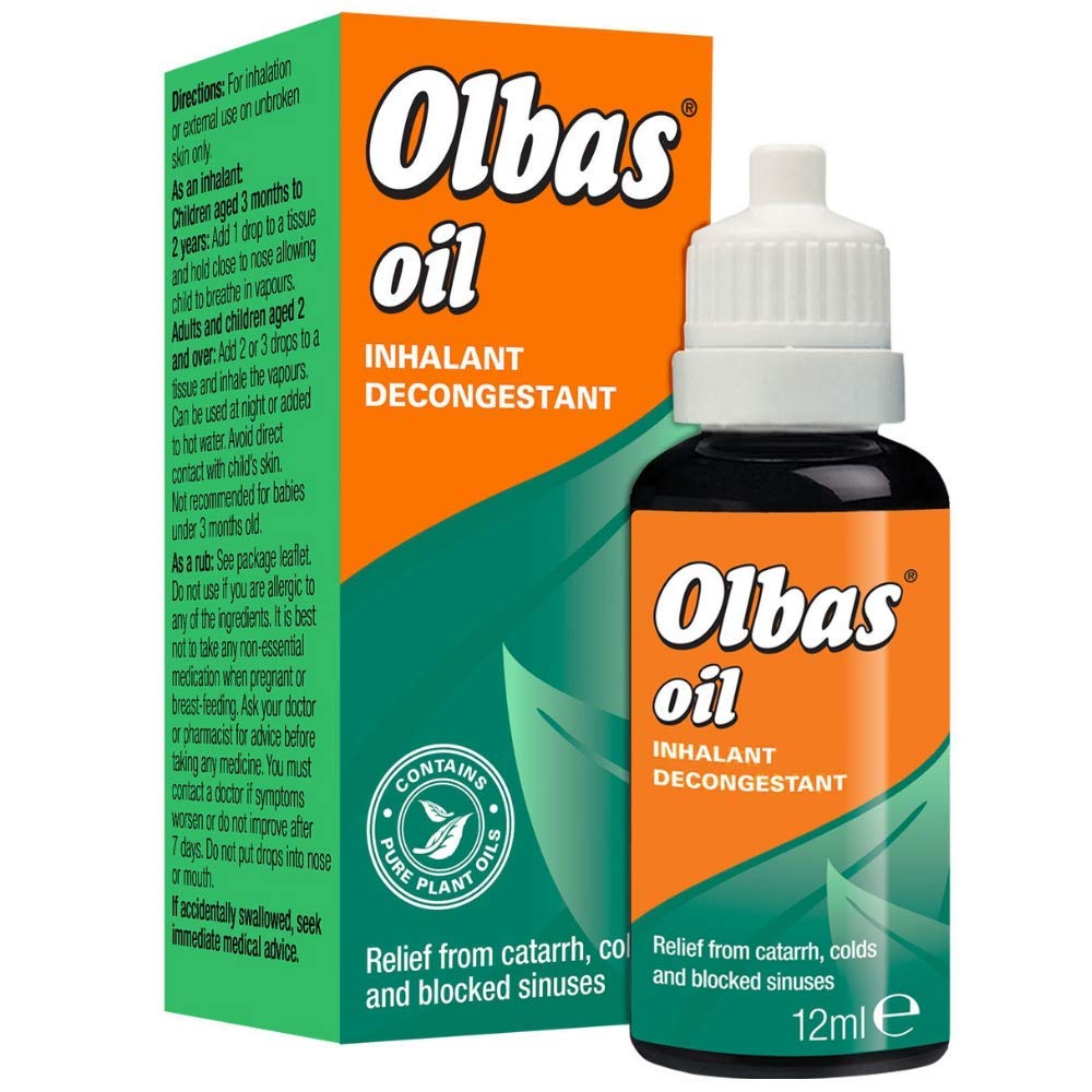 Olbas Oil Inhalant Decongestant, 12ml