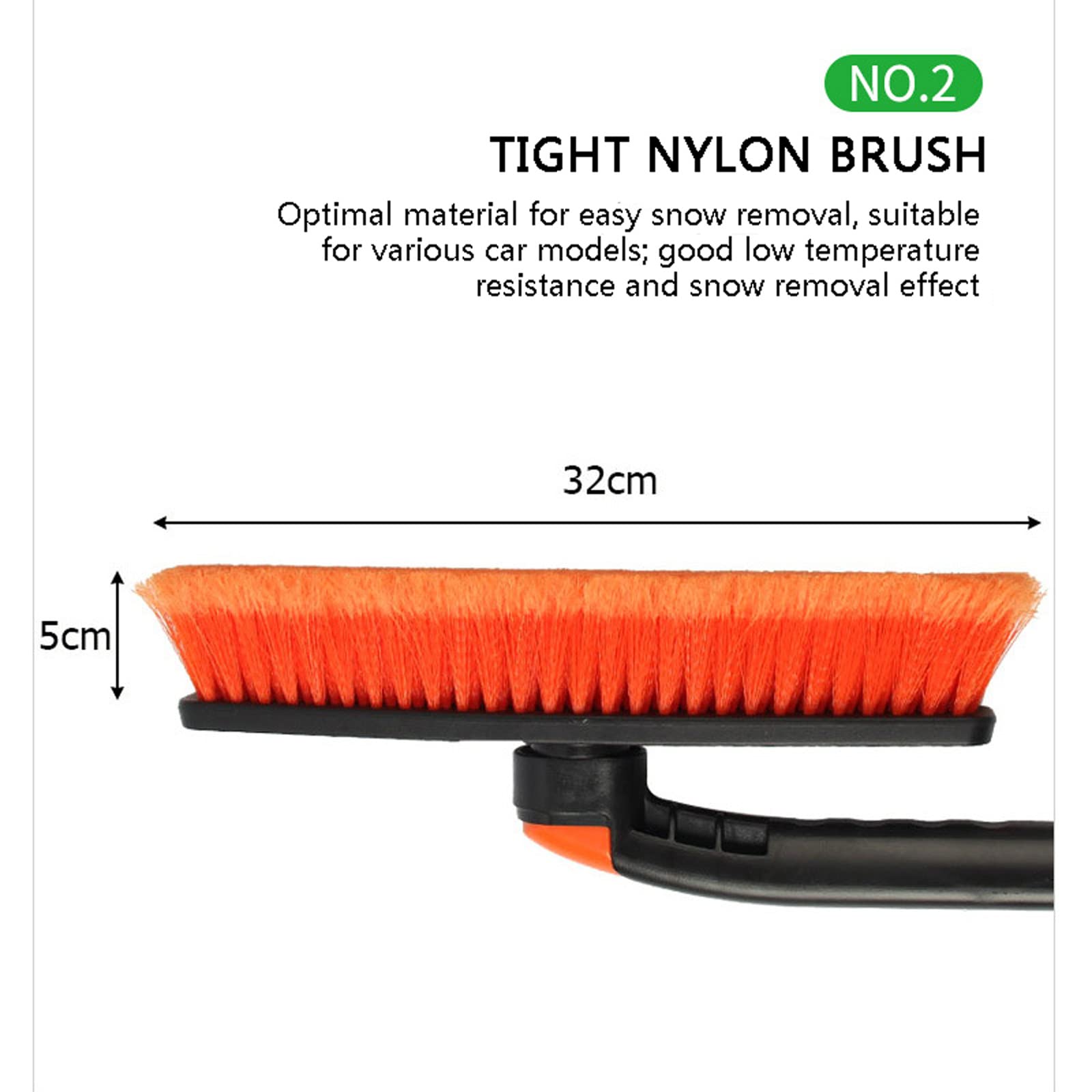 Brosse à Neige Grattoir à Glace Pelle à Neige Grattoir à Glace pour Pare-Brise de Voiture, Brosse de déneigement télescopique Durable 3 en 1, Brosse à Neige Extensible avec poignée en Caoutchouc