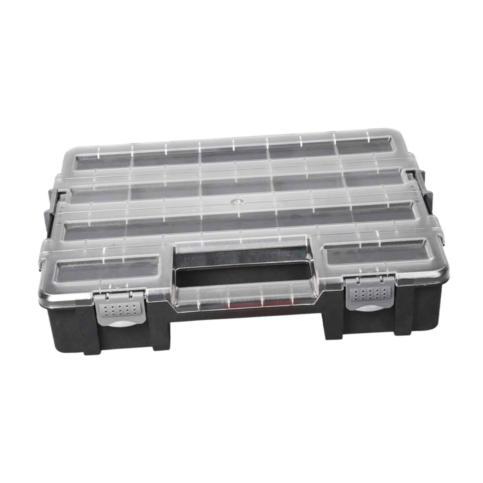 Multipurpose Workshop Organization Container Removable Dividers with Carry Handle for Nut Bolts Screws Accessories Multifunctional Tool Case