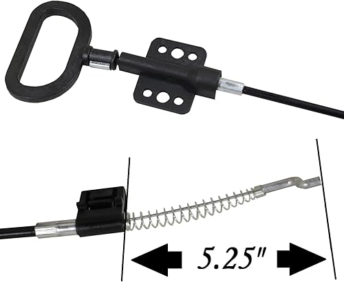 Miniatura 4 de RRRP - Recliner Replacement Parts - Universal D Handle Cable - Spring SZ Hook Exposed 5.25" Length is 43" fits BerklineMajor Brands Couch Parachute