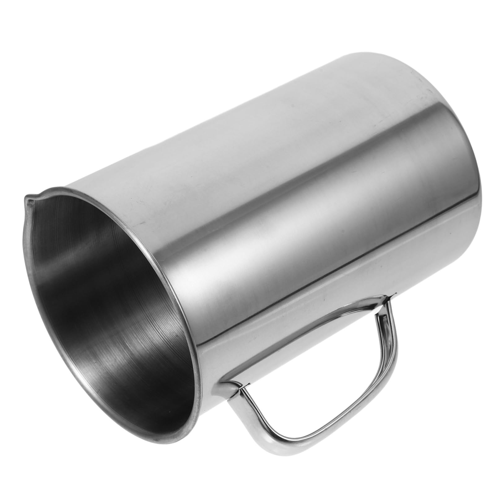 IMIKEYA Misurino Facile da Pulire con Beccuccio Graduato 2000 Ml in Acciaio Inox per Uso Domestico e Preparazione del Tè