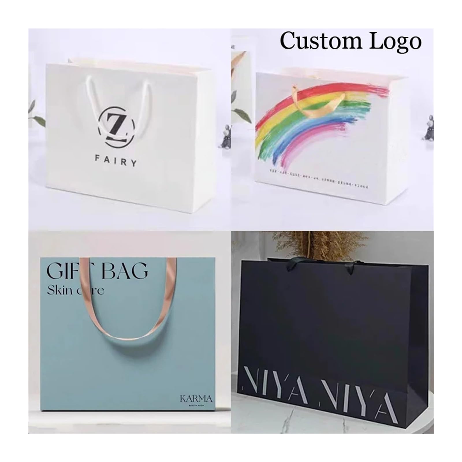 Bolsa Regalo 10/20/30 Bolsas De Regalo Negras. | For boda, cumpleaños, bautismo, fiesta, regalos, paquete, bolso, bolso(Black,H-12x6x10cm,20pcs)