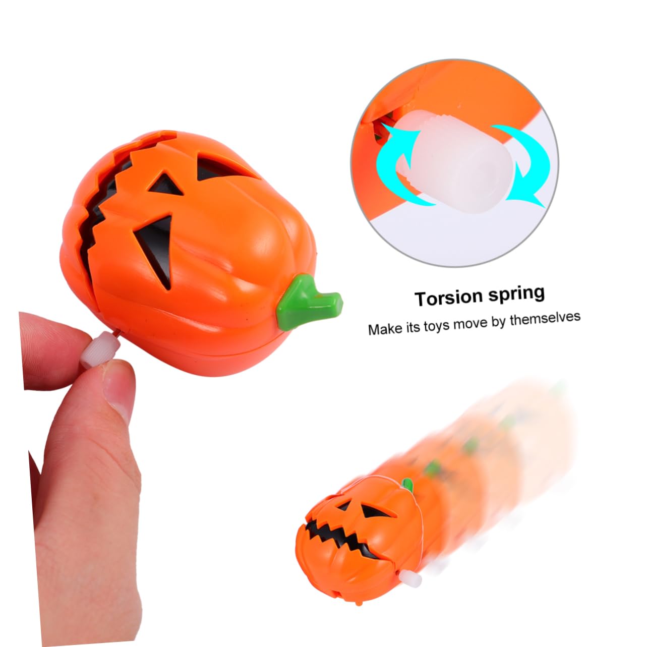 BRIGHTFUFU 8Pcs Halloween Clockwork Creepy Wind Up Mummy Skull Ghost Hand for Fun Decorations and for Adults Lightweight