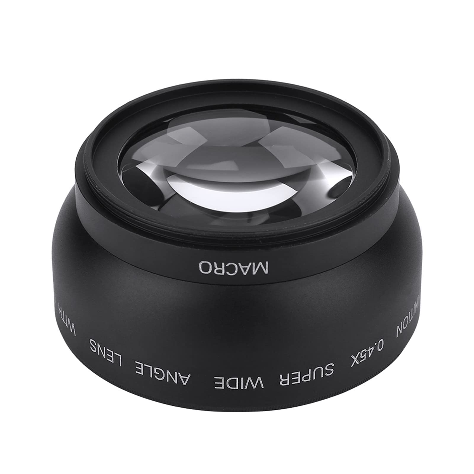 Obiettivi Grandangolari per 52Mm 0.45X Obiettivo Macro di Conversione Universale Grandangolare per Fotocamera
