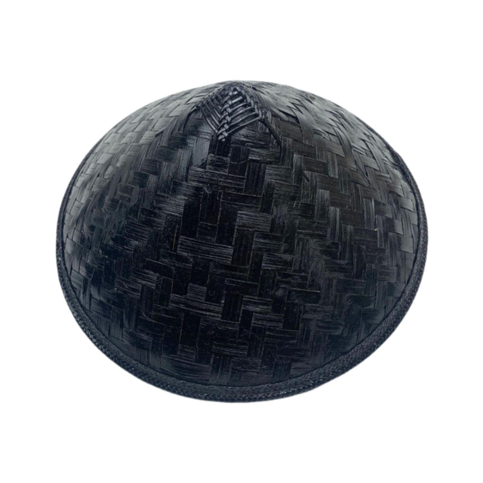 Sombrero Tejido de Bambú para Excursiones Accesorio de Viaje para Adultos Y Niños, 42CM