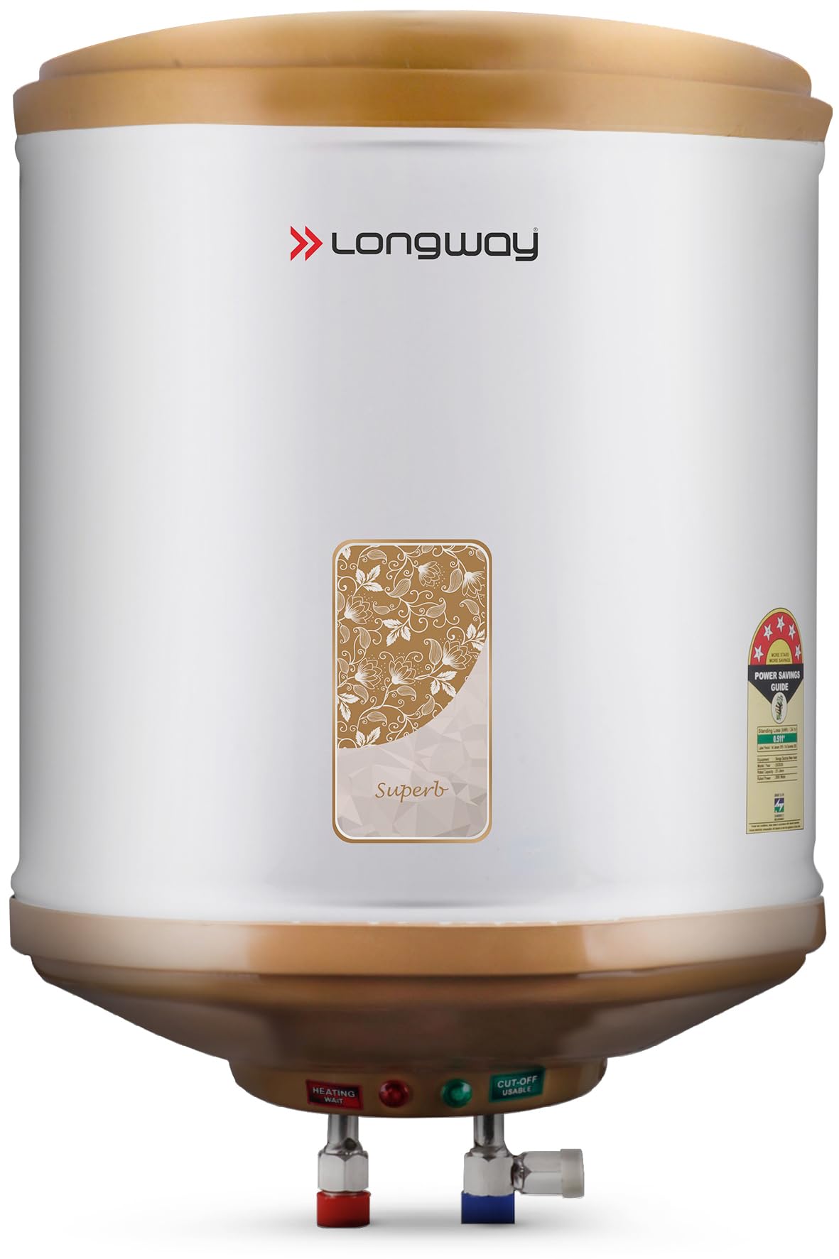 Longway Superb 6 ltr with Free Installation Kit Automatic Instant Water Heater with Multiple Safety System & Anti-Rust Coating 5 Star Rated (Ivory, 6 Ltr, Pack of 1) (B09QL3PHTP) Amazon Price History, Amazon Price Tracker