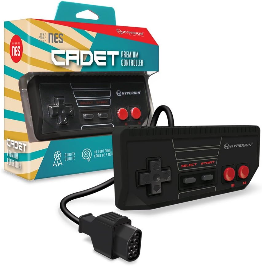 Hyperkin "Cadet" Premium Controller for NES (Black)