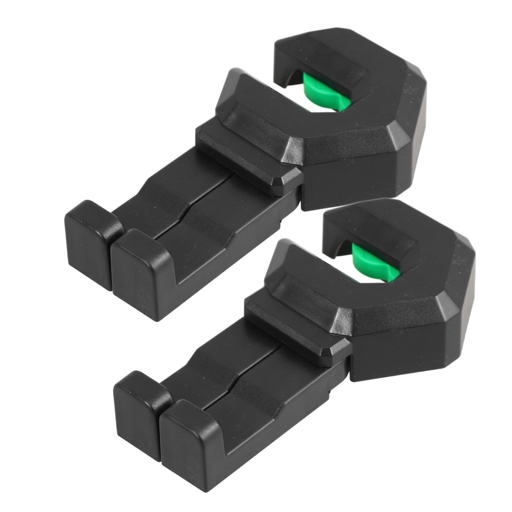 TINEASUR 2X Car Seat Purse Hooks Universal Back Seat Hangers for Car Abs Plastic Easy Install/Remove Organize Your Car Back Seat Headrest Hanger (Black)