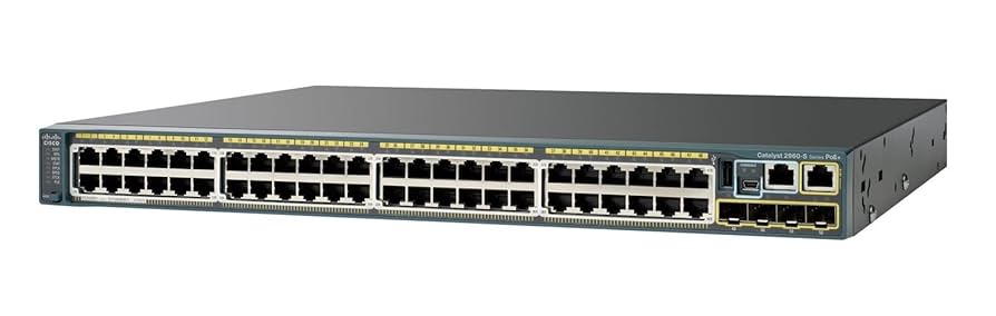 CISCO スイッチ ~Catalyst 2960-S 48 ポート PoE+ Amazon.com: CISCO 2960 48-Port Catalyst Switch (WS-C2960S
