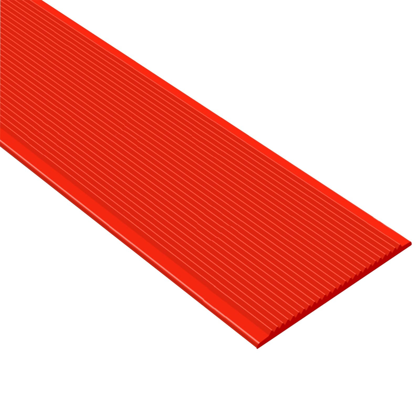 Tira De Vinilo Autoadhesiva Antideslizante Para Escalera, Borde De Escalera De Goma De PVC, Borde De Escalón Antideslizante, Esquina De Goma Antideslizante For Escalera, Borde Antideslizante(Red,1.1m/