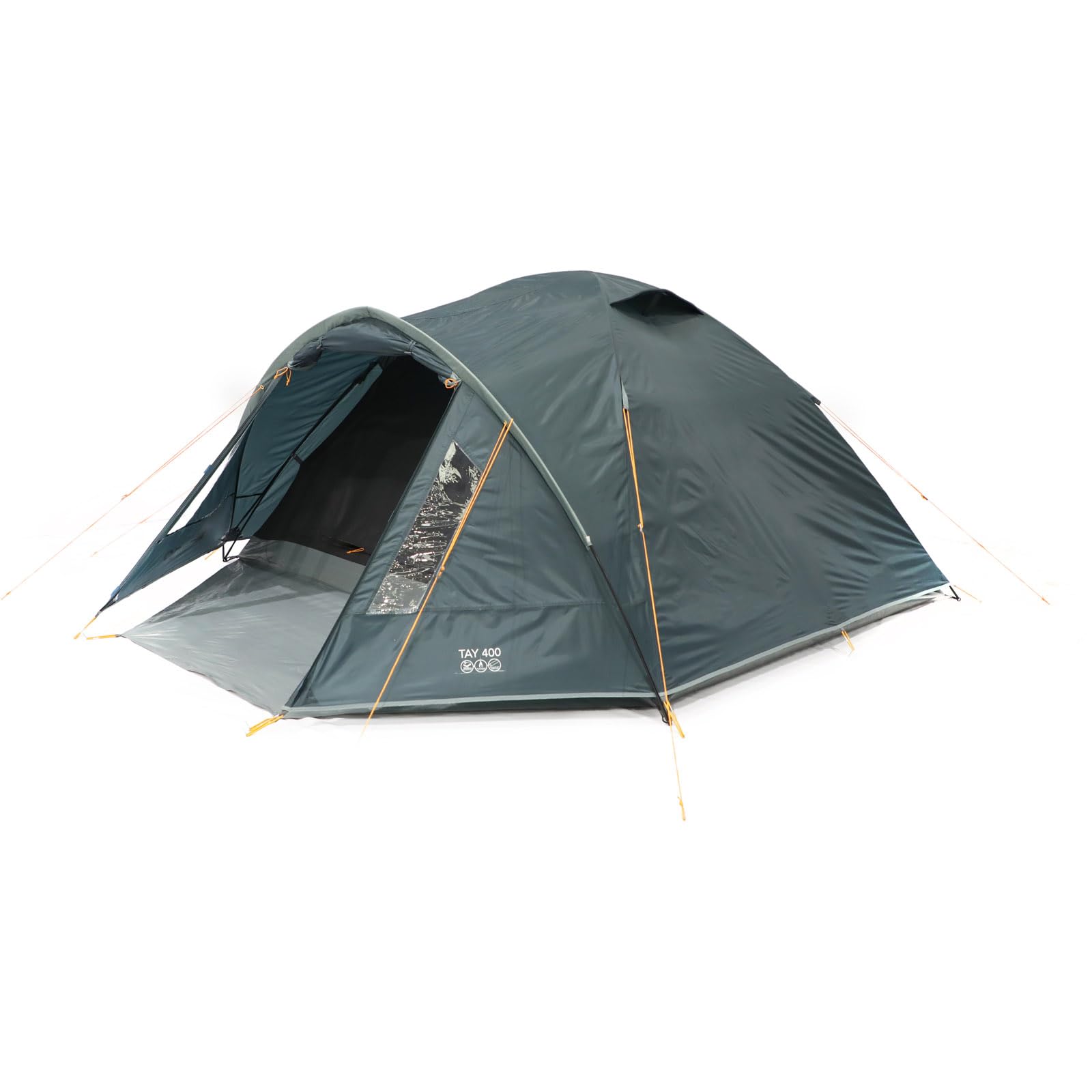 Vango Kuppelzelt Tay 400 Camping Trekking Iglu 4 Personen Bike Zelt Vorraum 5 kg Sport & Freizeit