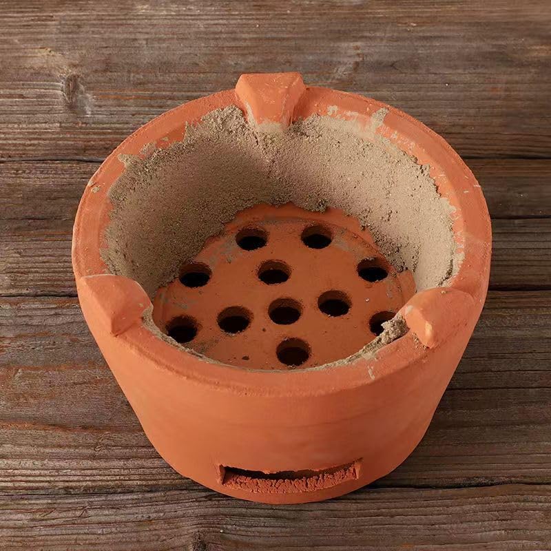 Amazon.com: Mwpqbd Chaozhou Imperial Kiln rare red clay charcoal