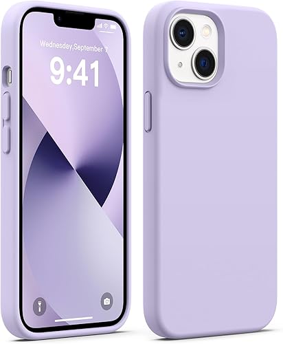 AOTESIER Funda magnética para iPhone 13, compatible con MagSafe, protección militar a prueba de golpes, funda de silicona con forro de microfibra