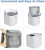 Vista 3 de Paquete de 4 forros reutilizables para caja de arena para gatos Mod Kat, tipo A