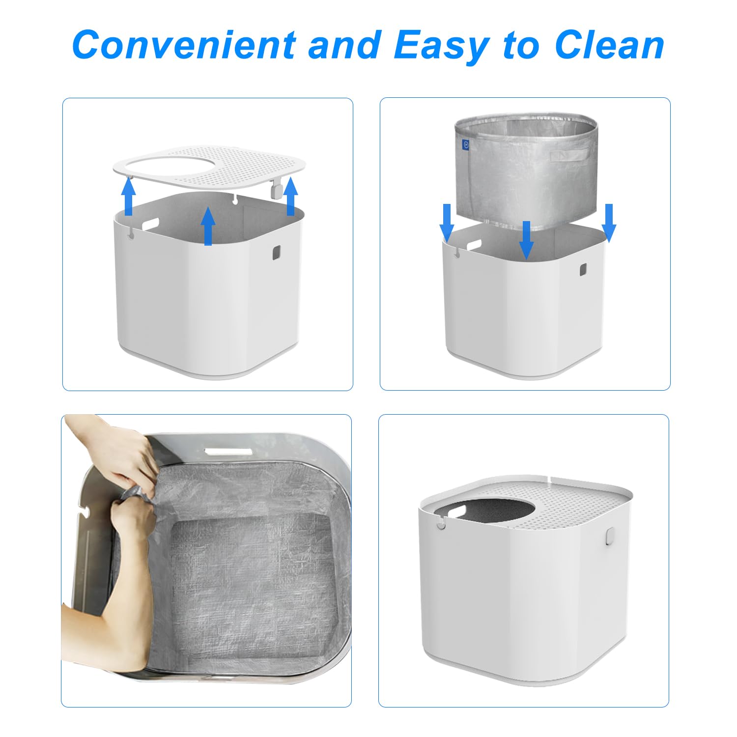 Litter Liners Pack Reusable Liners For Mod Kat Cat Litter Box