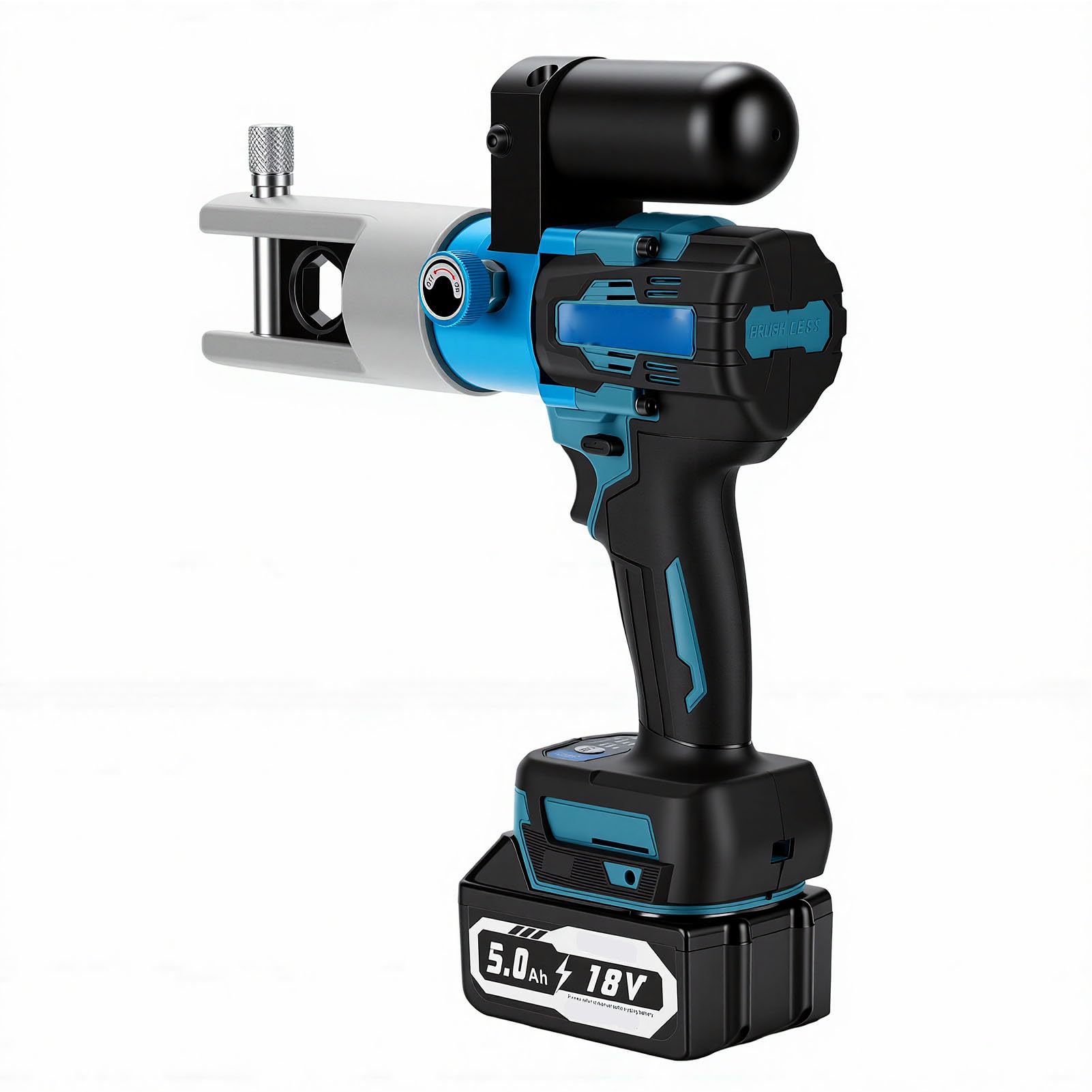 Matybobe Pince à Sertir Hydraulique électrique, 90KN, Légère et Portable