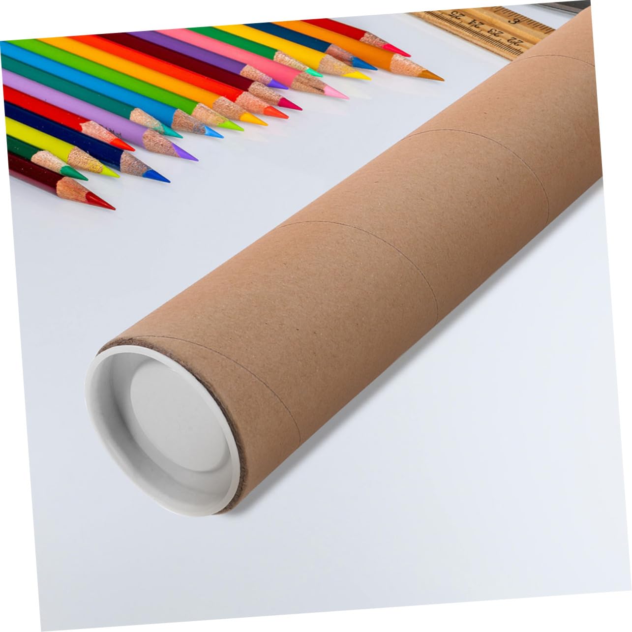 SHINEOFI 2er Set Versandrollen Mit Endkappen - Robuste Papprollen Für Poster & Kunst