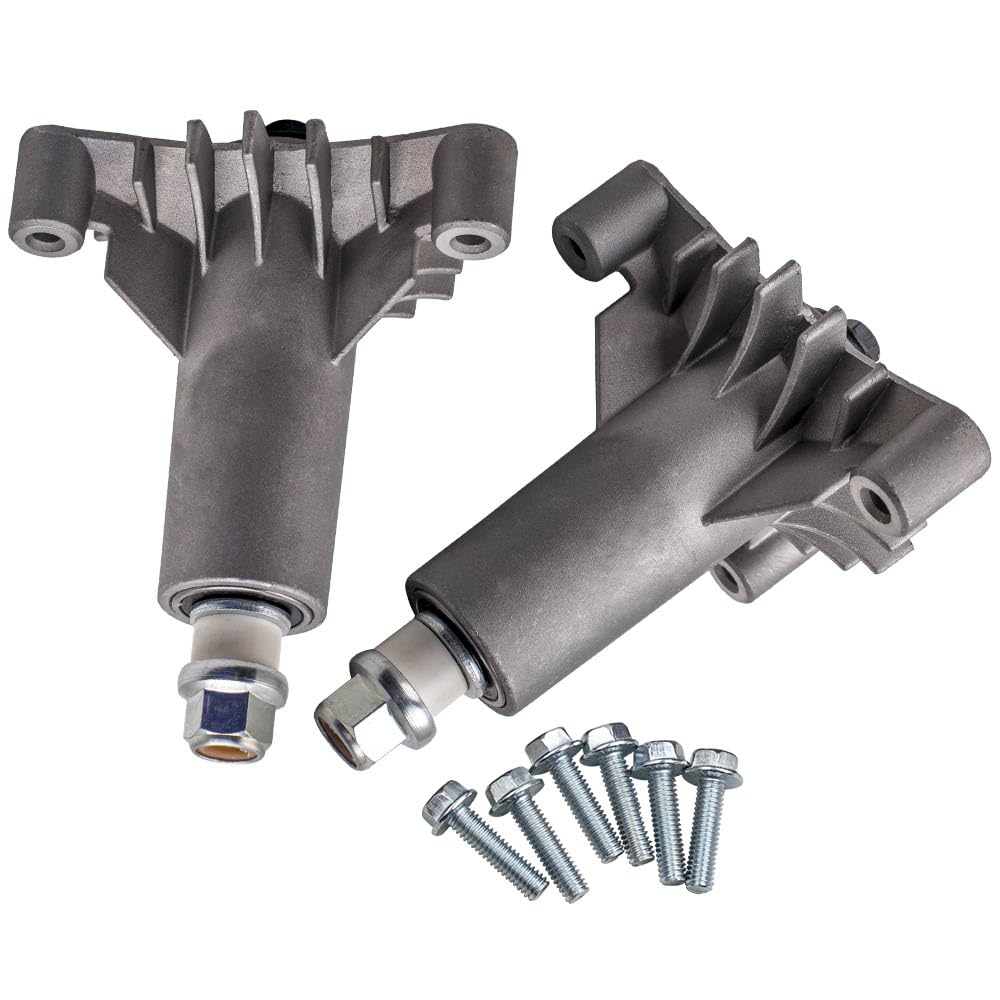 maXpeedingrods 2x Husillo de cuchilla para cortacésped, tractor cortacésped para Husqvarna AYP Jonsered 36" 38" 42" 532128285 128774 Reemplazo de husillo de cubierta