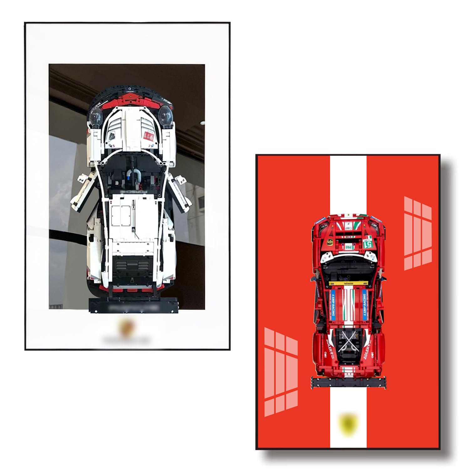 Amazon.com: iLuane Display Wallboard for Lego Technic Porsche 911