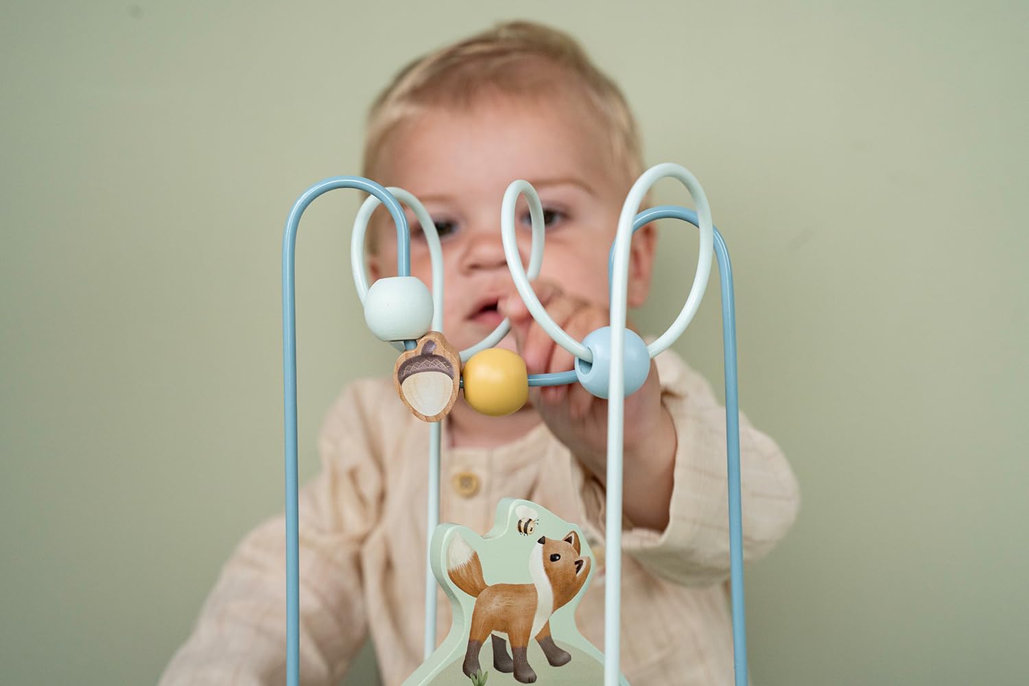 Little Dutch - Wooden Fox Activity Spiral - Forest Friends