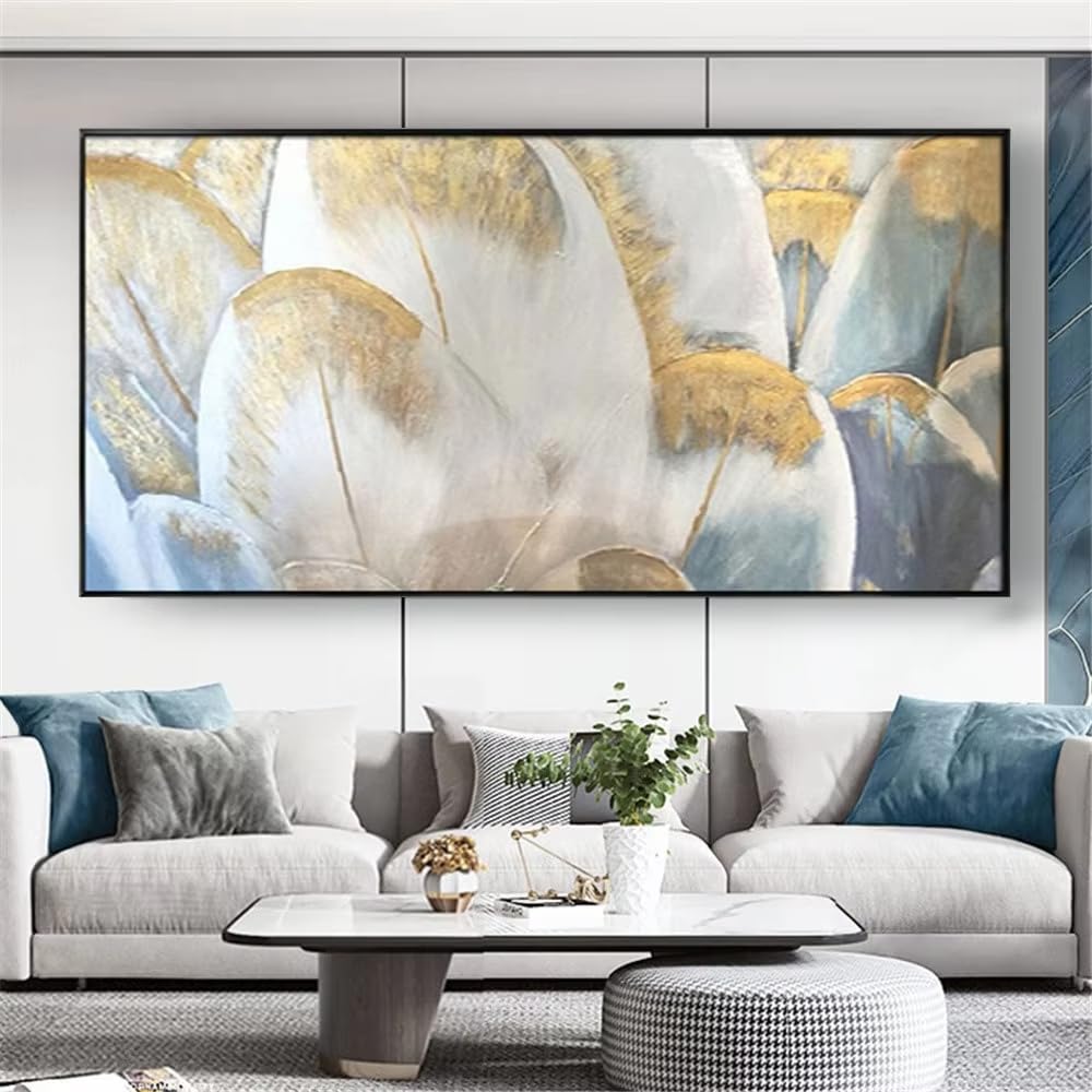 awtrhfc Canvas Wall Art Floral Botanical Nature for Living Room Home Decor(60x120cm(24x47in)/No frame)