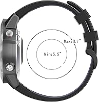 Vista 15 de Correa de reloj para Garmin Approach S62/S60, Instinct, Forerunner 945/935, Fenix 6/ GPS, correa de repuesto para reloj