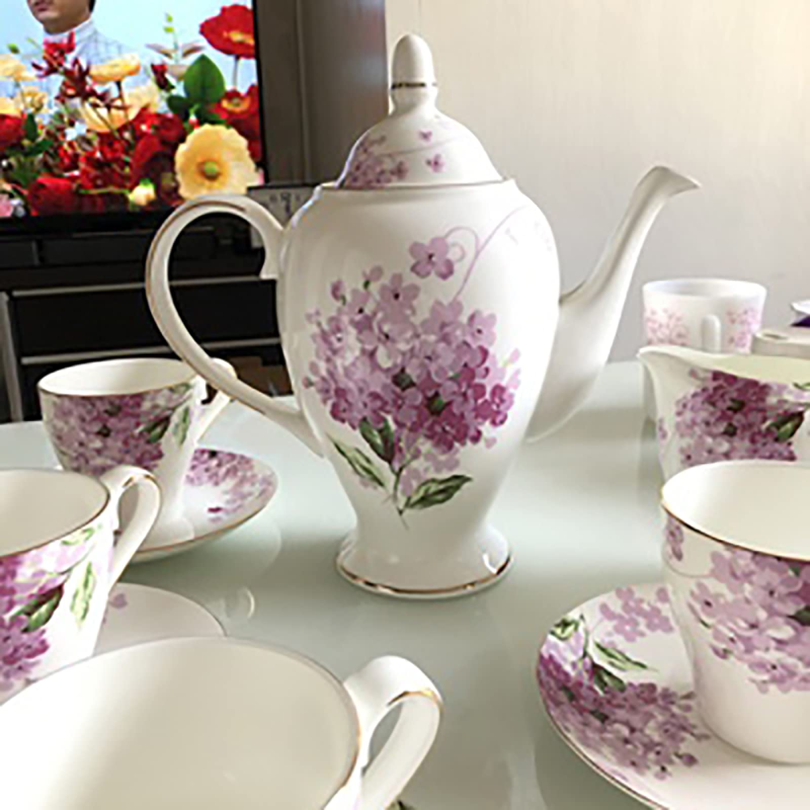 Zestawy Do Herbaty Dla Dorosłych Zestaw Filiżanek Do Kawy Na Popołudniową Herbatę Zestaw Porcelanowych Filiżanek I Spodków Zestaw Filiżanek Z Porcelany Kostnej