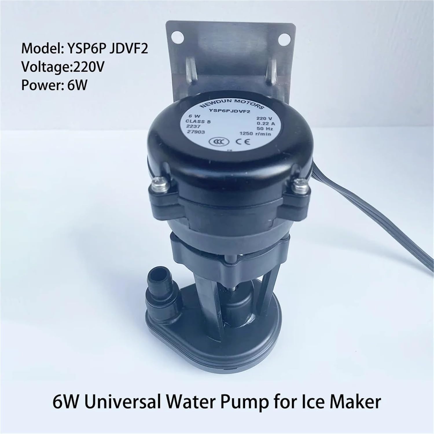1PCS 6W Ice Maker Machine General Water Pump 220V Water Pump Motor YSP6P JDVF2 Speed 1250RPM 0.22A 50HZ