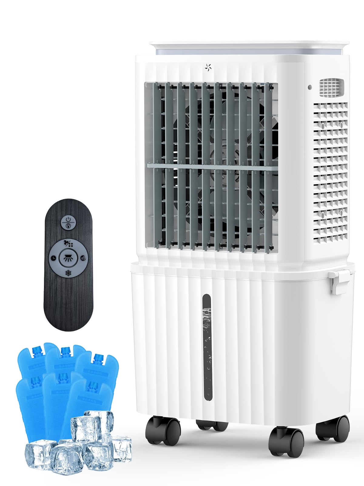 Amazon | 冷風機 冷風扇 【Heshare 2026新登場・分体式水タンク】 40L