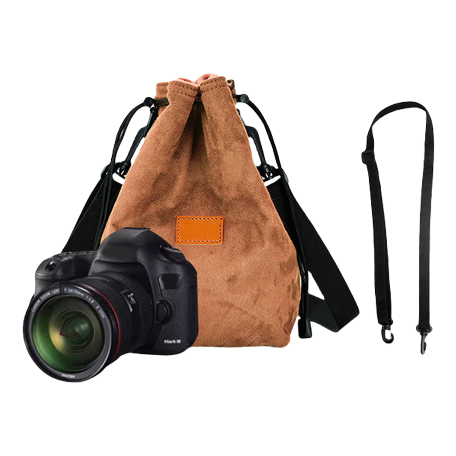Jazuaiao Camera Lens Bag Camera Lens Pouches for Drawstring Case Pouches Bag Protective Case Accessories