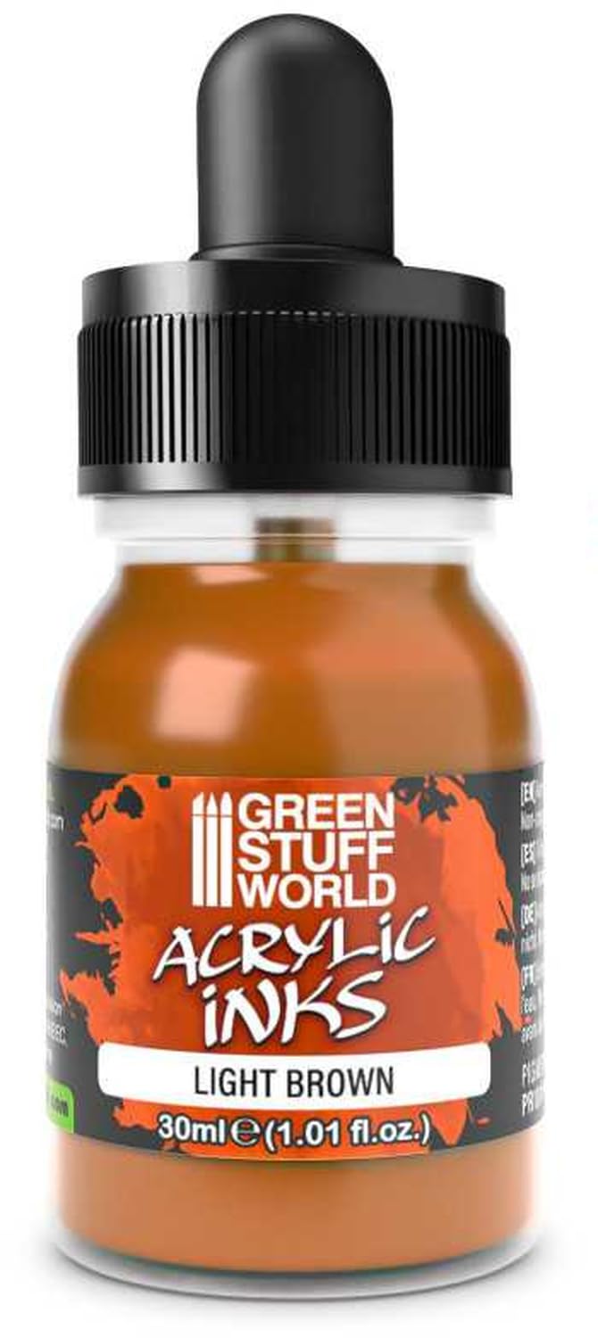 Green Stuff World Light Brown Opaque Acrylic Inks 30Ml