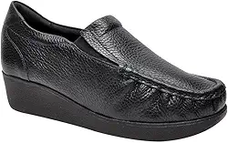 Mocassim Anabela Usaflex Preto