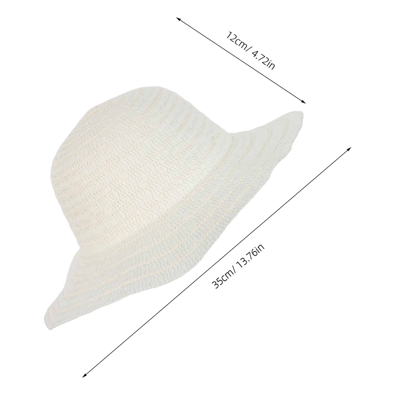 Hemobllo 12 Pezzi Cappello Cowboy Uomo Non Dipinto per Fai da Te di Cappelli di Paglia Beige per Festa del Tè Costume da Contadino e Attività Artistiche