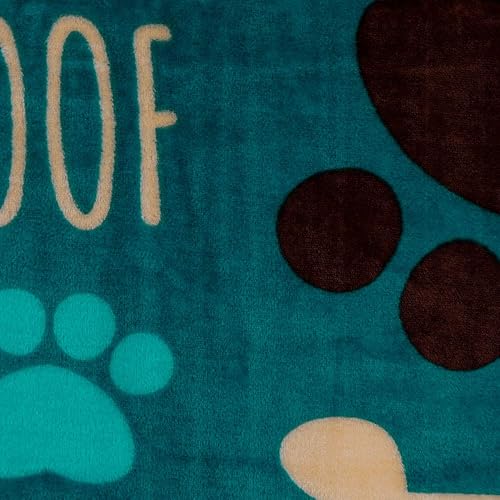 Miniatura 9 de Puppy Paws - Manta súper suave para amantes de los perros, 50 x 60 pulgadas, para dormitorio, sala de estar, primavera, vacaciones, niños, bebés,