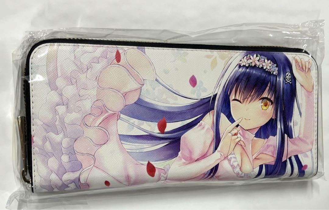 最終値下げ　Summer Pockets RB 本革製スリム財布 希少品 Summer Pockets 本革二つ折り財布 / 特典：久島 鴎| アニメ