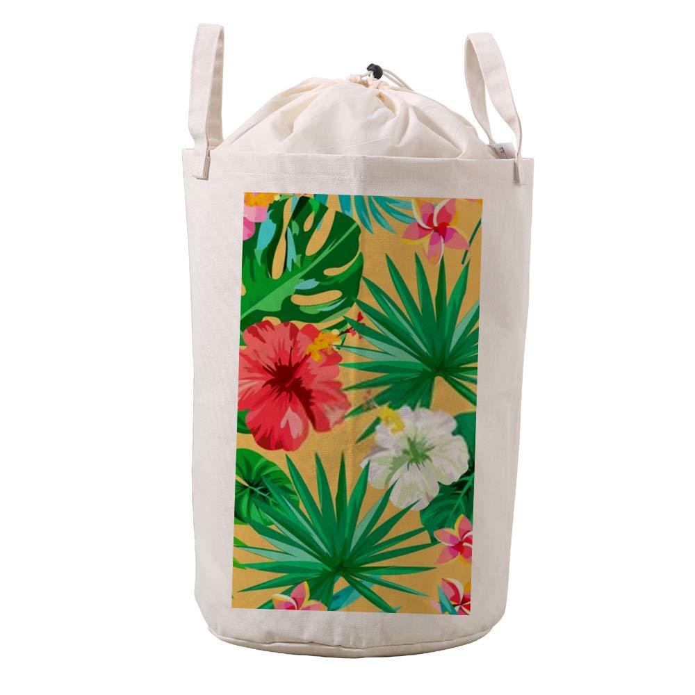 Bolsa de almacenamiento de flores tropicales para renovar la organización del baño