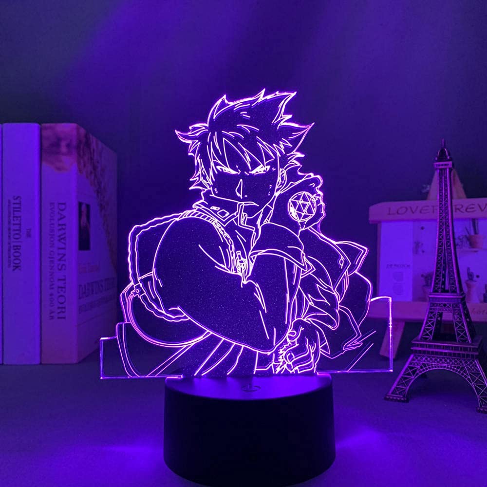 3D Anime Lamp Night Light Illusion Light Nightlight Manga Psycho Pass Led for Child Bedroom Decoration Birthday Gift Room Table Acrylic Psycho Pass Remote Control Lighting