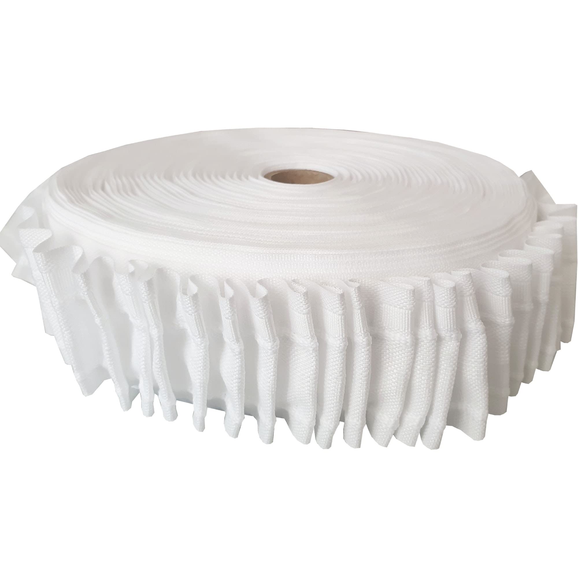 Bestgoodies Nastro per tende da cucire (5 m – 50 m), disponibile in diversi modelli come nastro arricciato, nastro per pieghe o smok per tende e tende