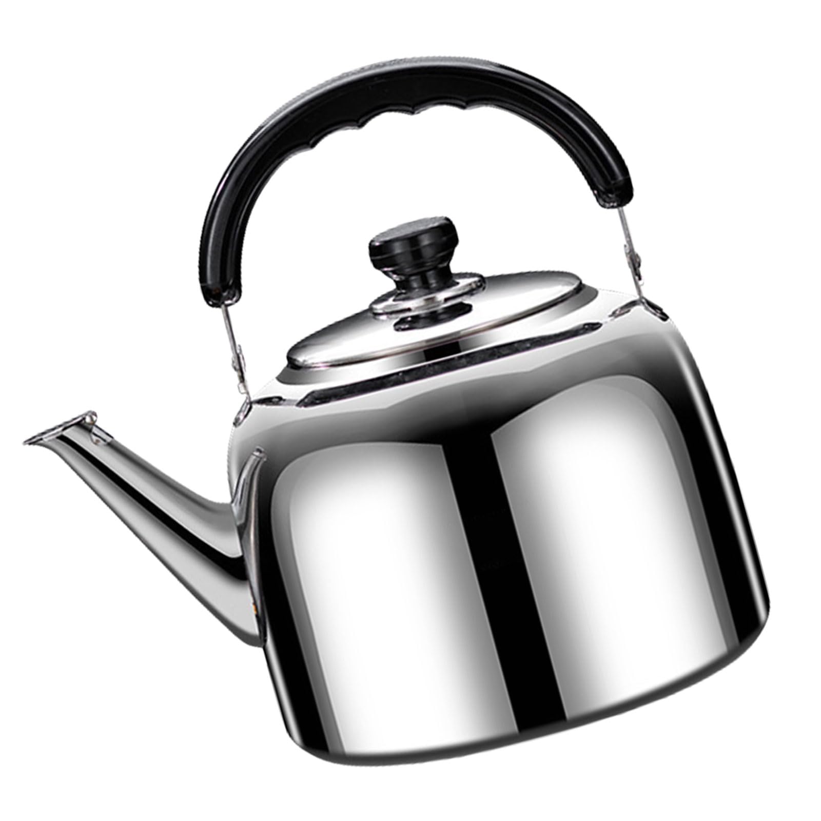 Buxuaaaa Multipurpose Stovetop Water Kettle Whistling Teapot for Induction and Electric Stove Stainless Steel Water Boiler Stainless Steel Teas Kettle