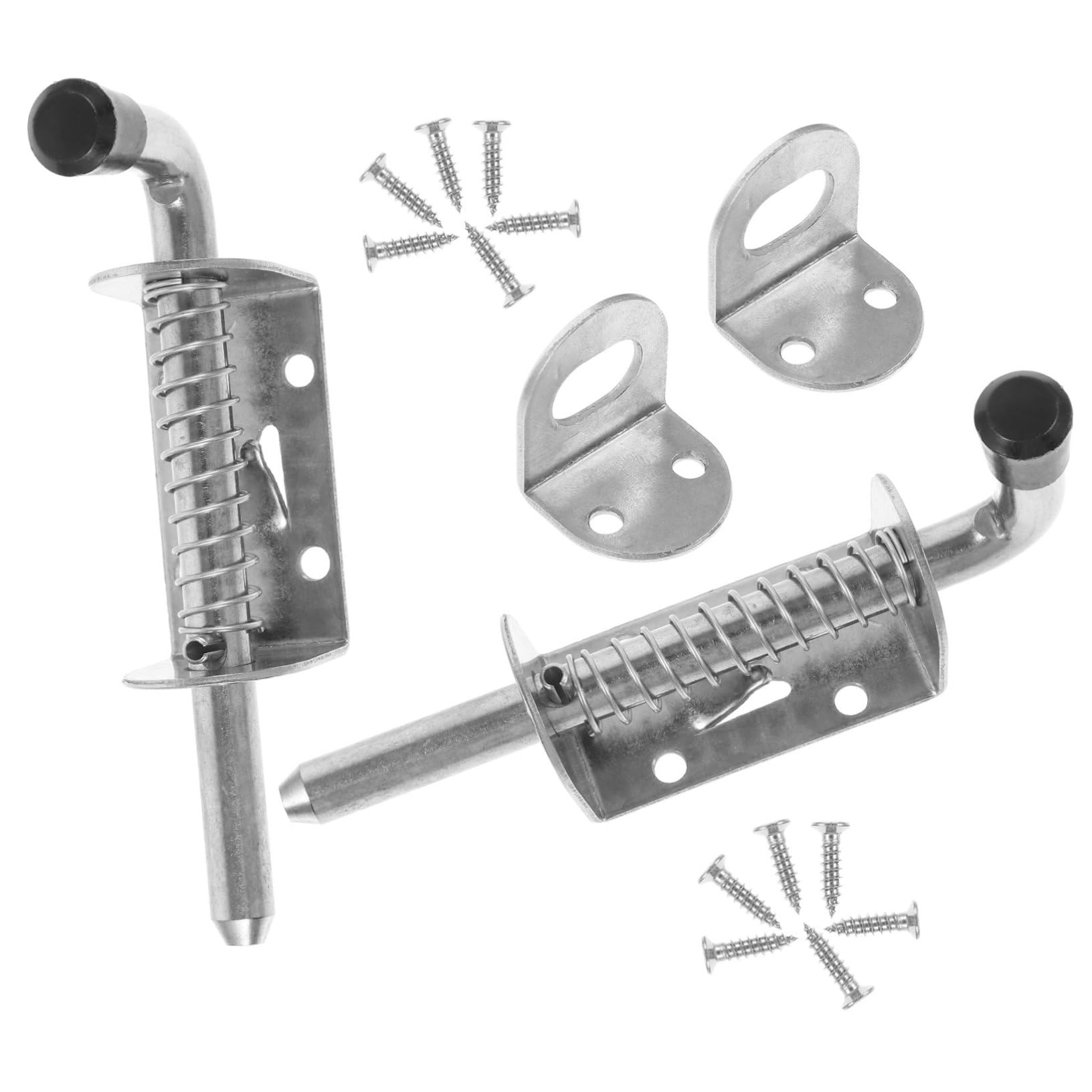 Tofficu 6 Set Chiavistelli Acciaio Inossidabile per Porte e Finestre Serratura Barrel Bolt Rinforzata per Uso Facile da Installare e Versatile